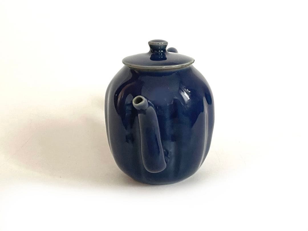 骨董　アンティーク　瑠璃　瓜型　水滴　水注　急須　古伊万里　李朝