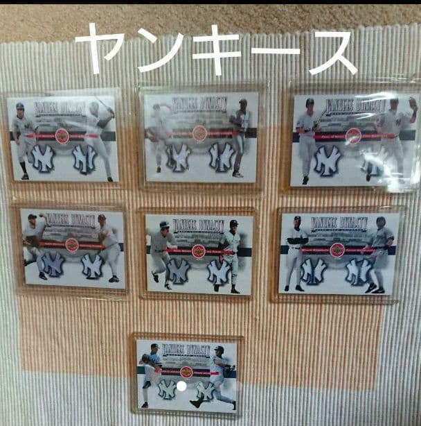 MLB ヤンキース カード 7枚セット