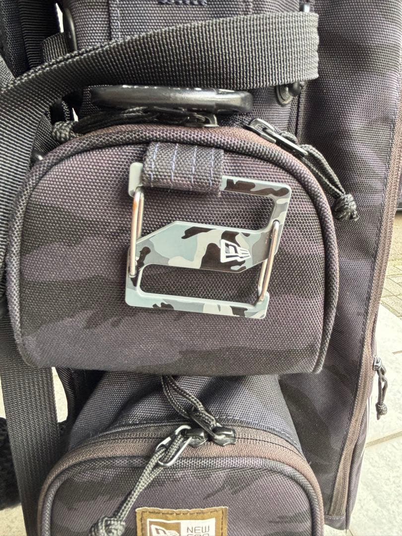 NEW ERA キャディーバッグ カモネイビー　スタンド式