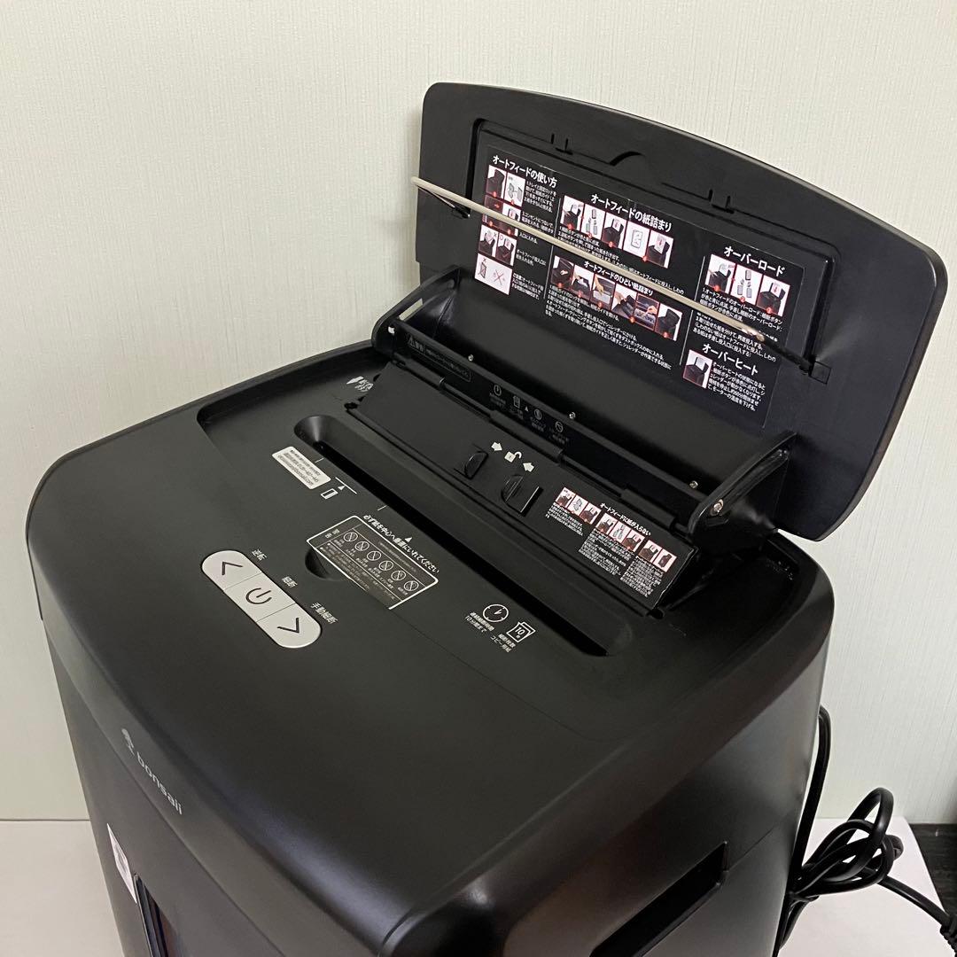 ☆美品☆bonsaii シュレッダー 100枚 連続30分間 4×12mmカット