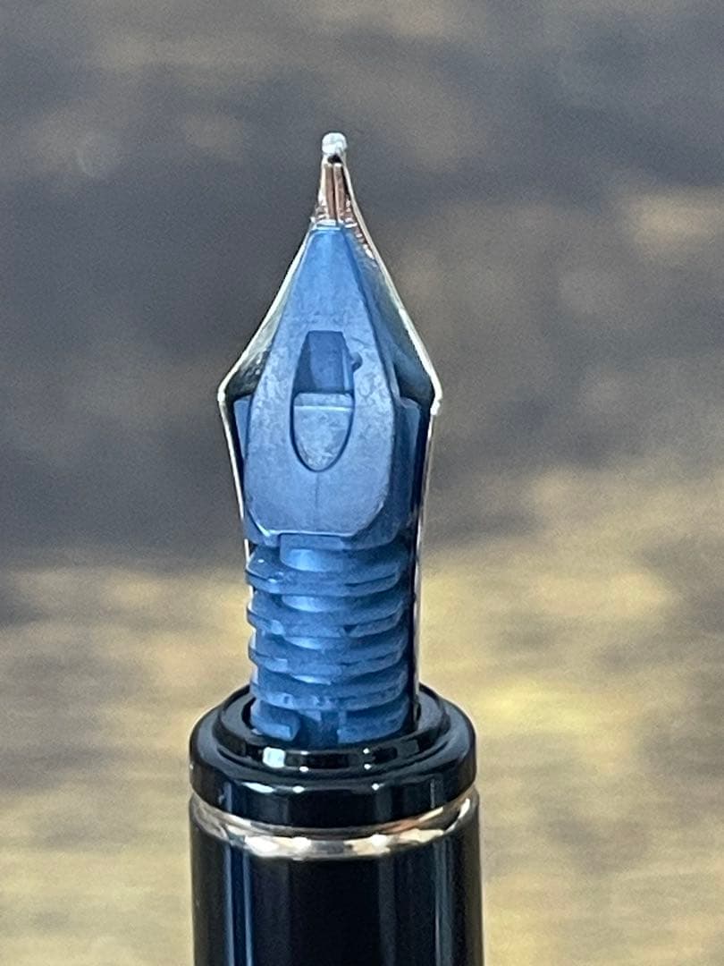 試筆のみ　初期型　グランセ　ルビーレッドマーブル　刻印　パイロット M 万年筆