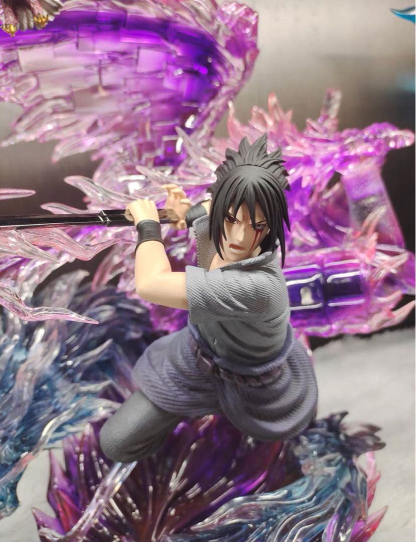 NARUTO ナルト うちはサスケ ガレージキット ガレキ スタチュー②④