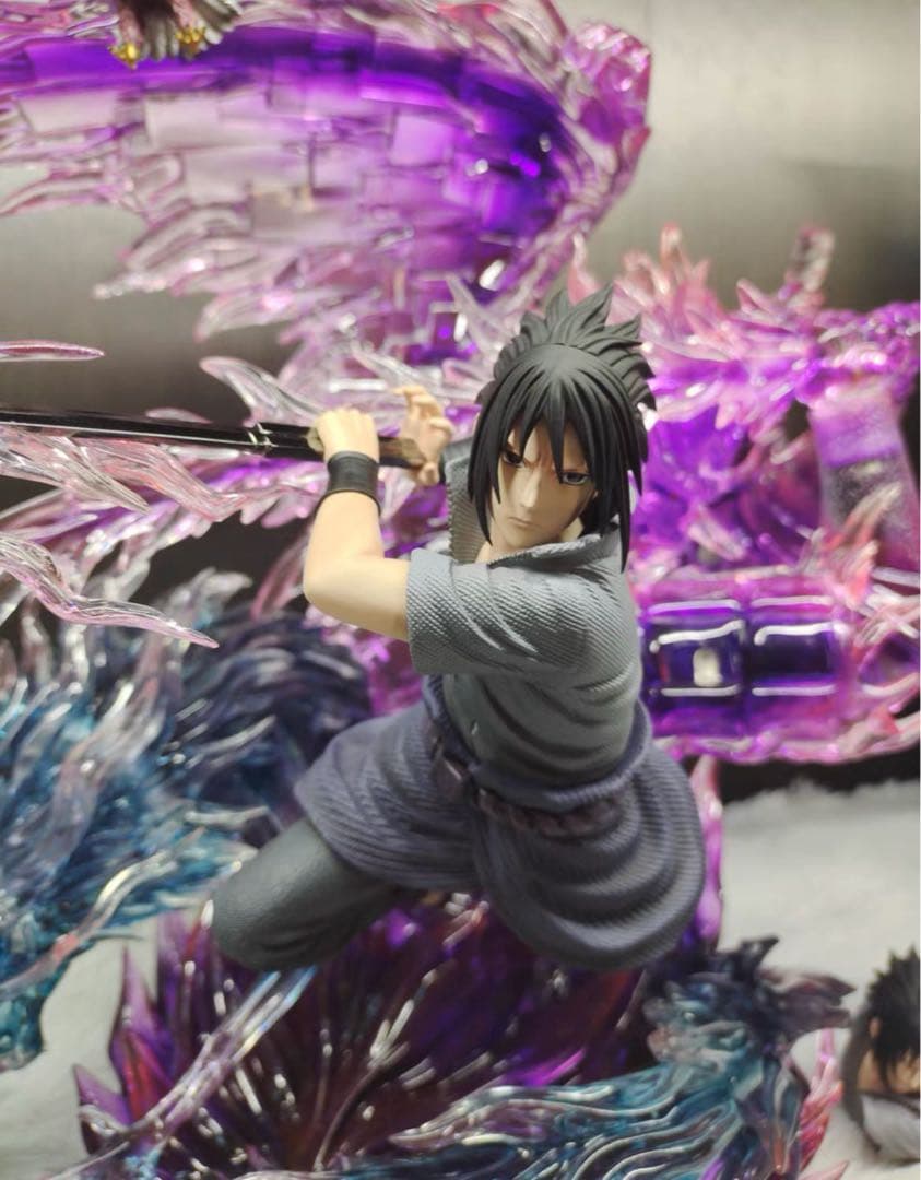 NARUTO ナルト うちはサスケ ガレージキット ガレキ スタチュー②④