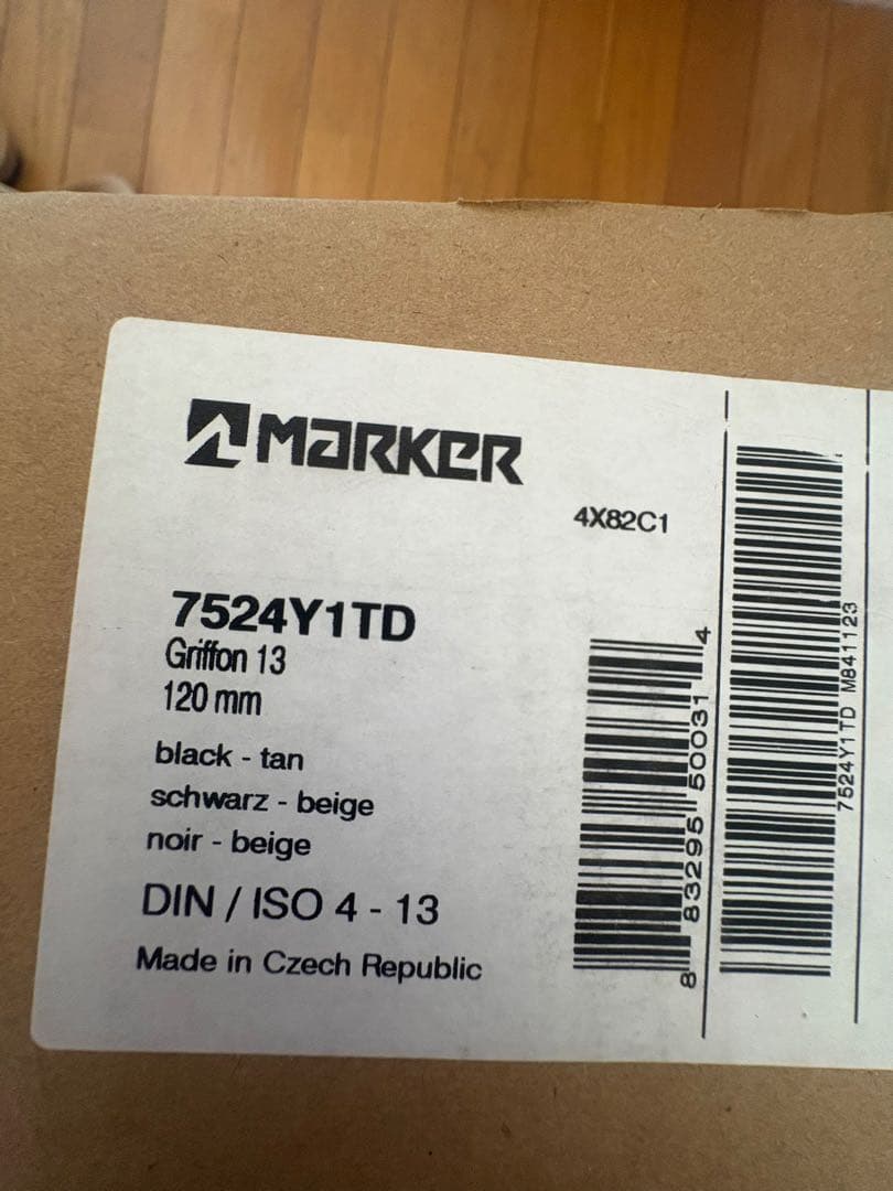 GRIFFON 13 ID 120MM BLK/TAN 新品未使用