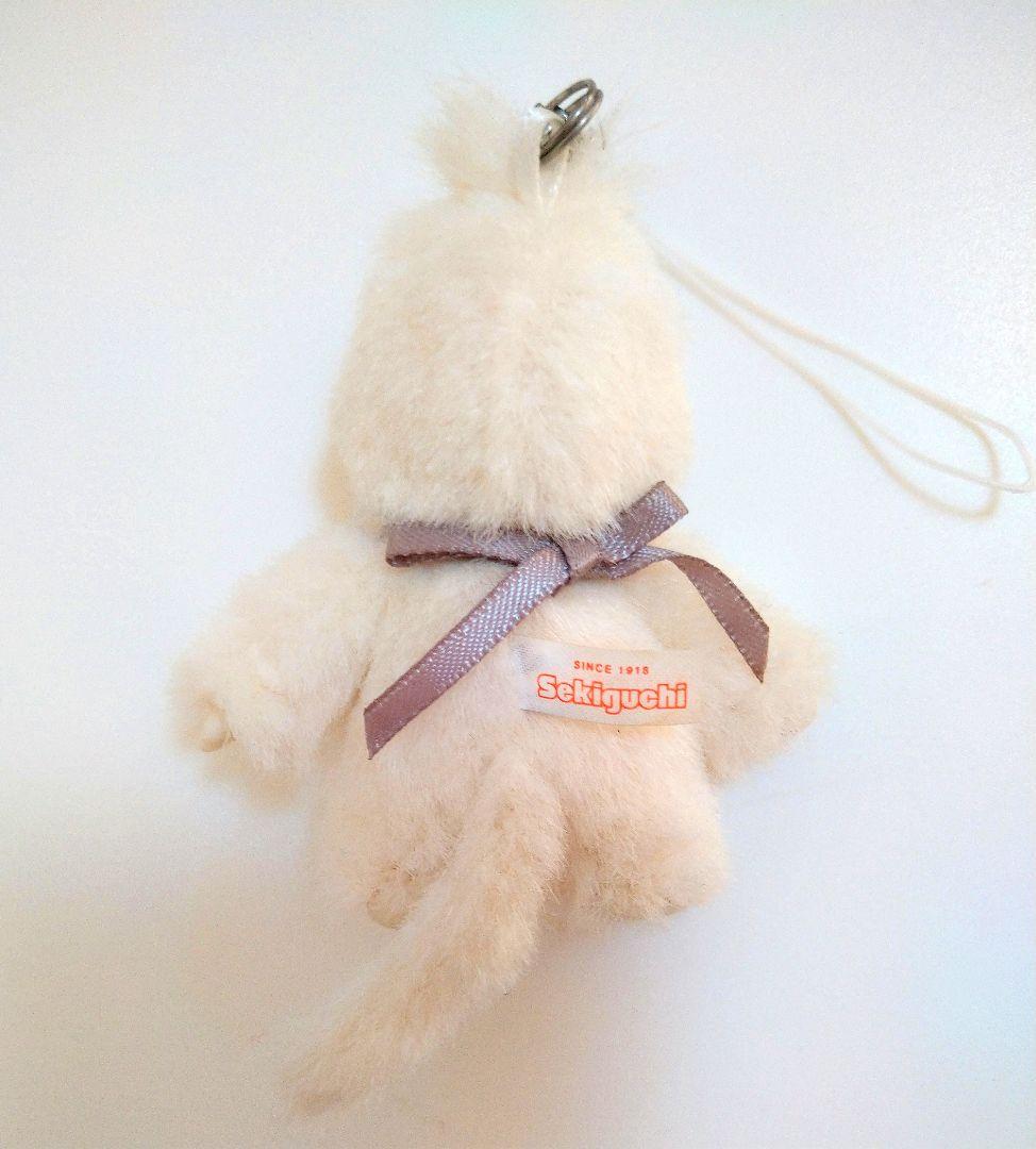 モノトーン モンチッチ 白 女の子 根付マスコット ストラップ MCC