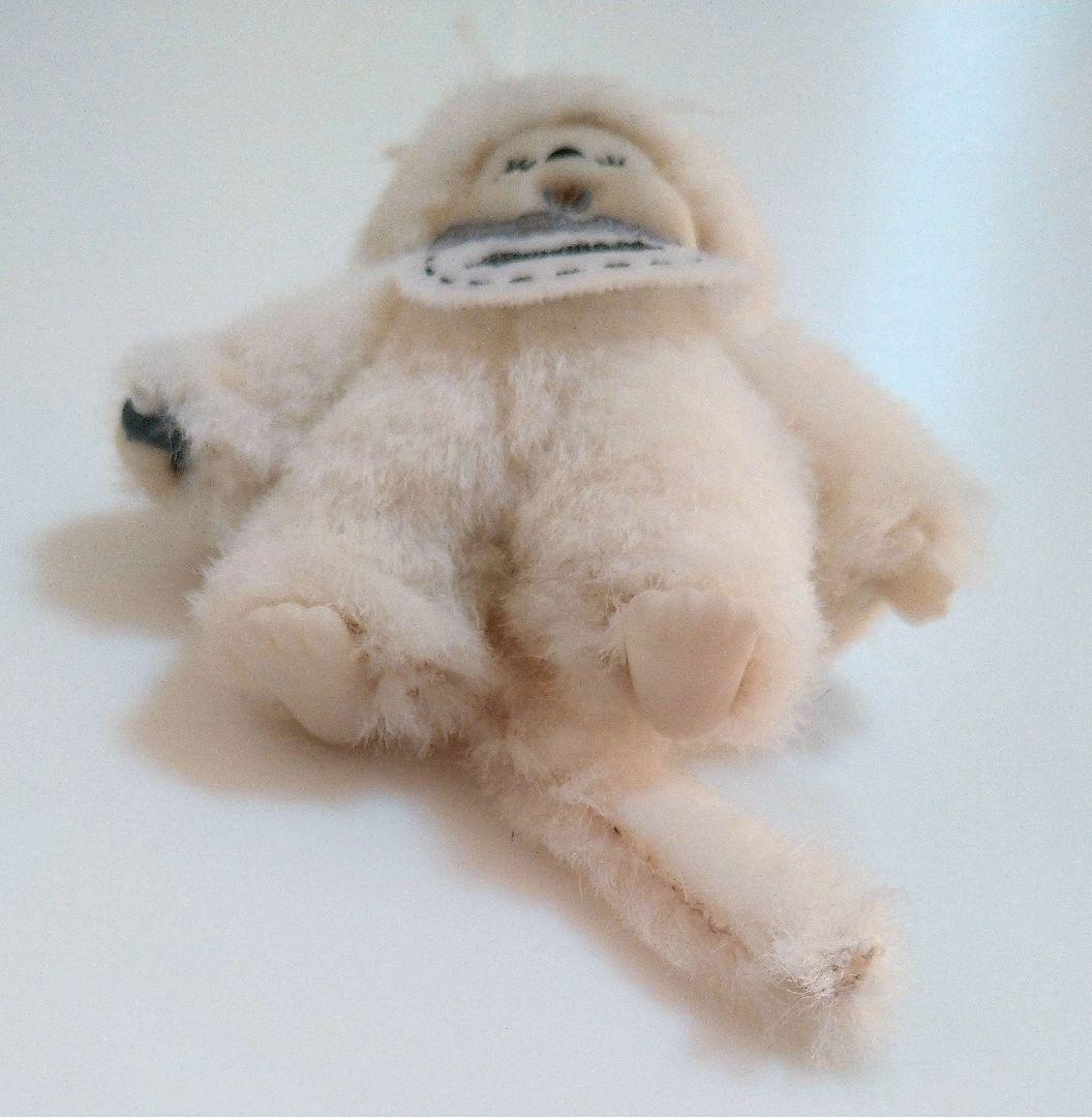 モノトーン モンチッチ 白 女の子 根付マスコット ストラップ MCC