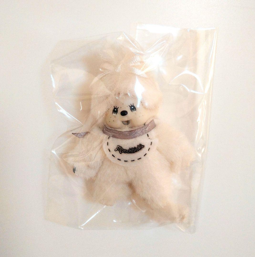 モノトーン モンチッチ 白 女の子 根付マスコット ストラップ MCC