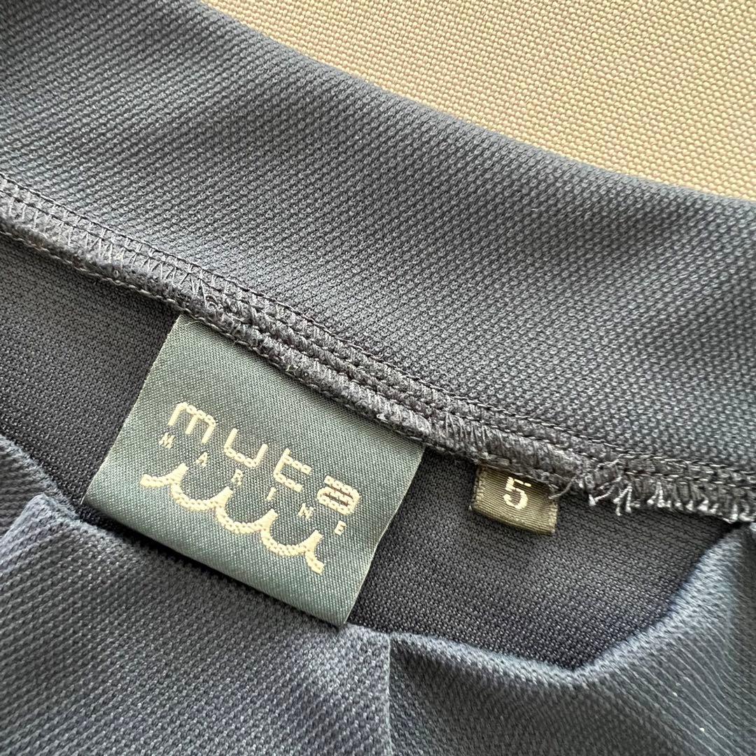 muta MARINE ムータマリン　ロゴマーク　モックネック　シャツ　メンズ