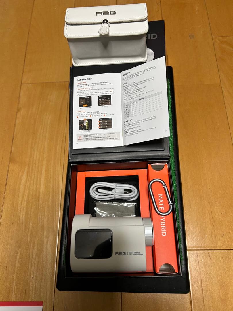 R2G MATE HYBRID レーザー距離計測器 専用ケース付き WH