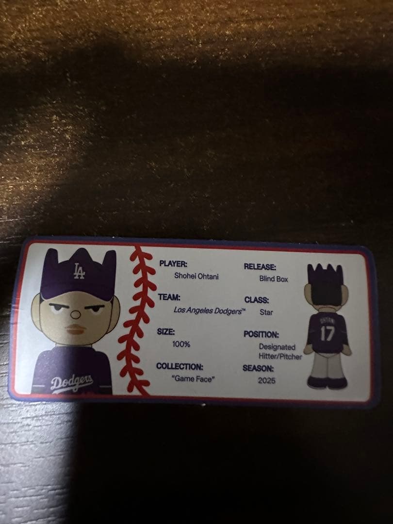 【激レア】大谷翔平 GHOSTWRITE GAME FACE BLIND BOX