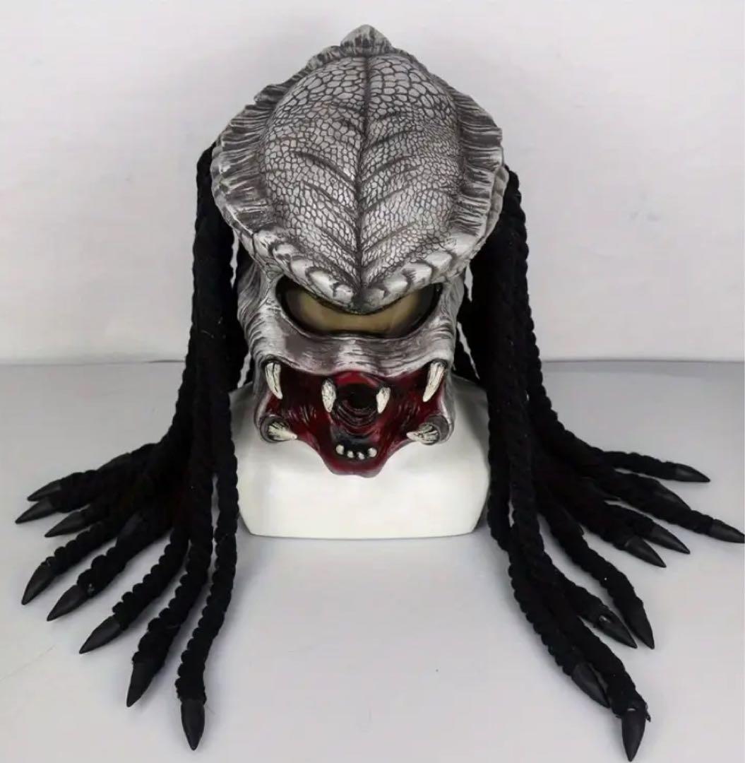 【輸入品】ハロウィン エイリアン プレデターマスク AVP ラテックス