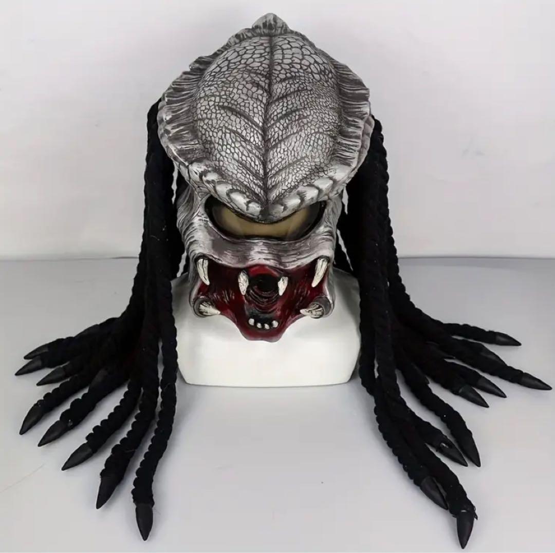 【輸入品】ハロウィン エイリアン プレデターマスク AVP ラテックス