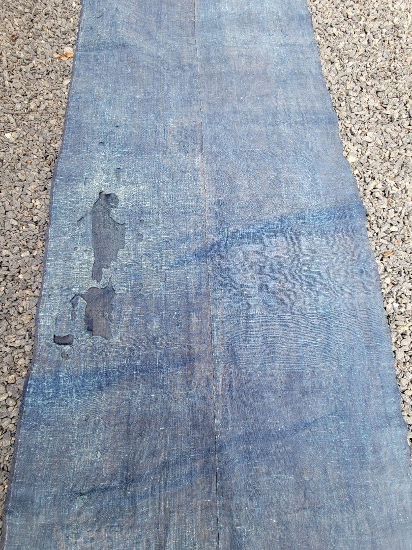 藍染 木綿 2幅 古布 生地 材料 リメイク
