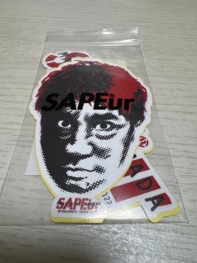 SAPEur HAMADA MASATORSHI コラボステッカー　7枚セット
