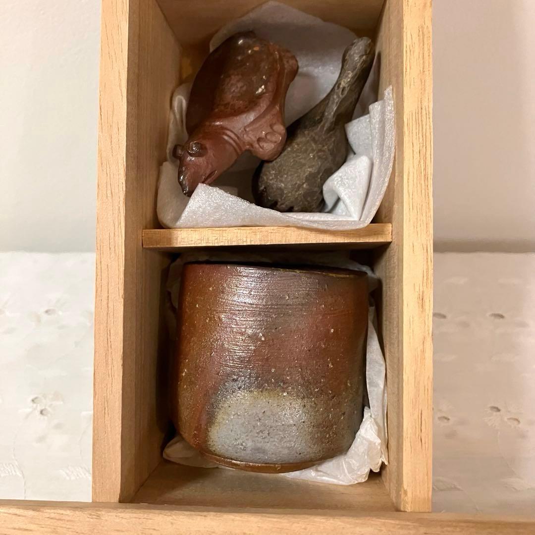 作家物　陶芸家　酒盃　酒器　ぐい呑み　盃　箸置き　窯変