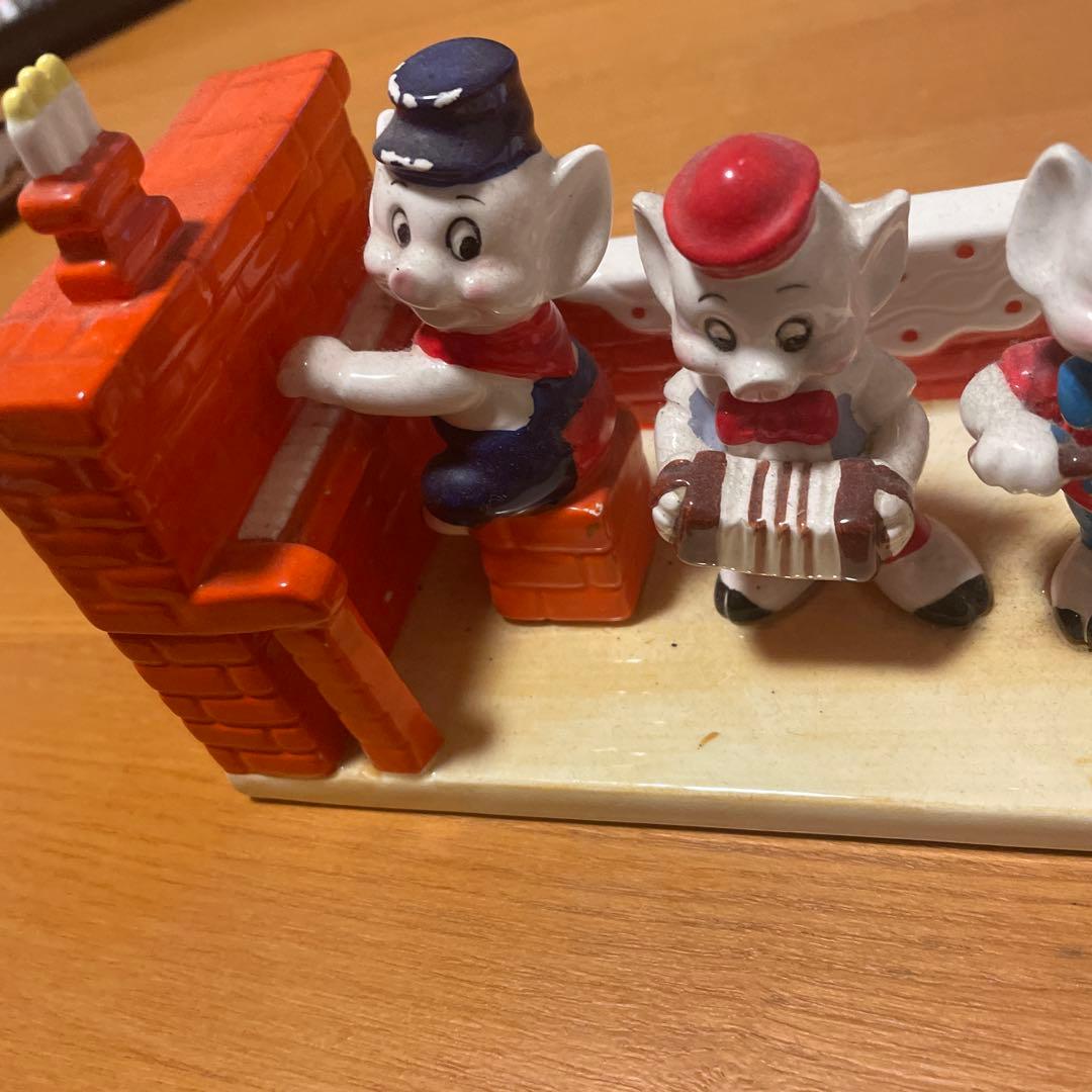 三匹のこぶた　陶器