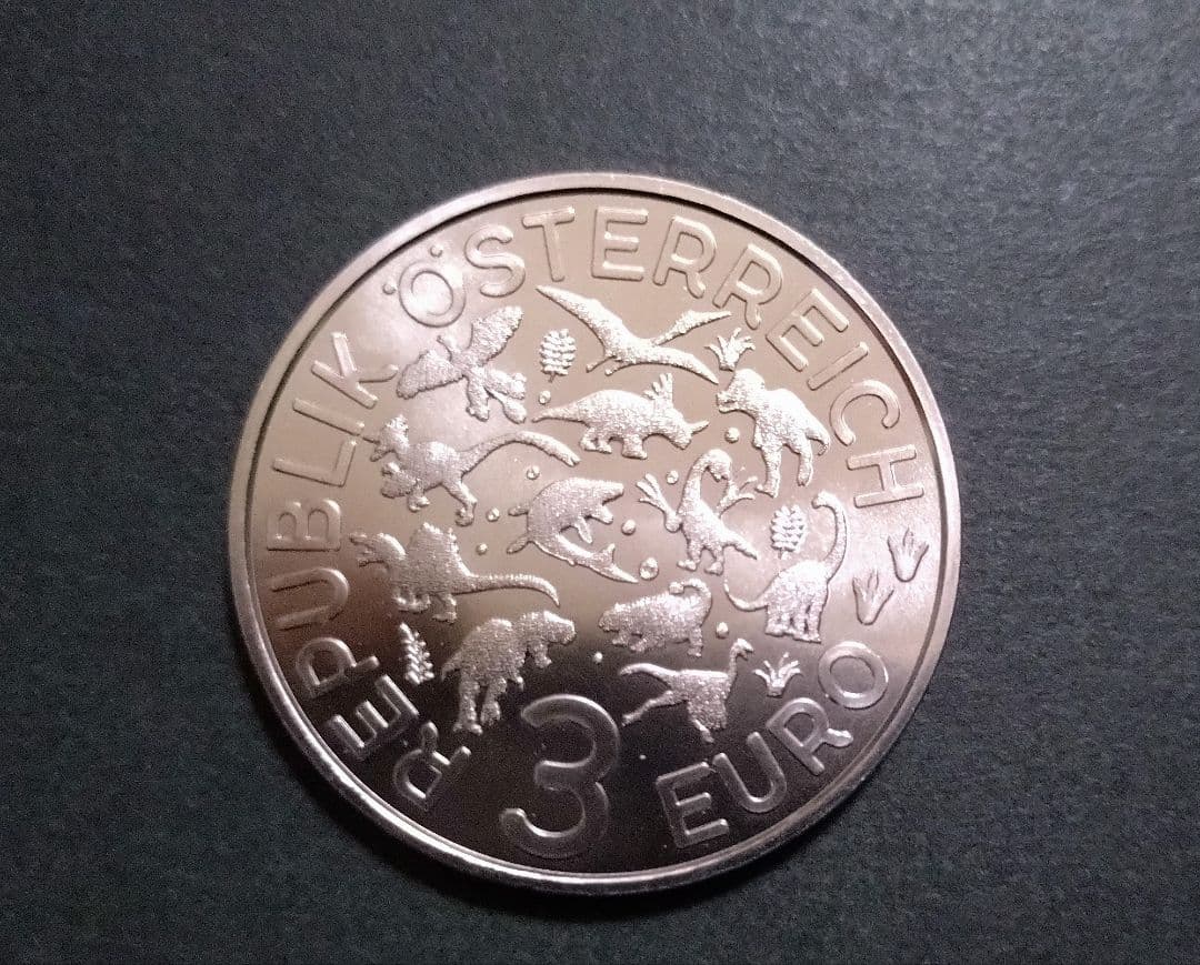 モササウルス ホフマニー 3ユーロ 2020年恐竜【ジュラシックワールド】