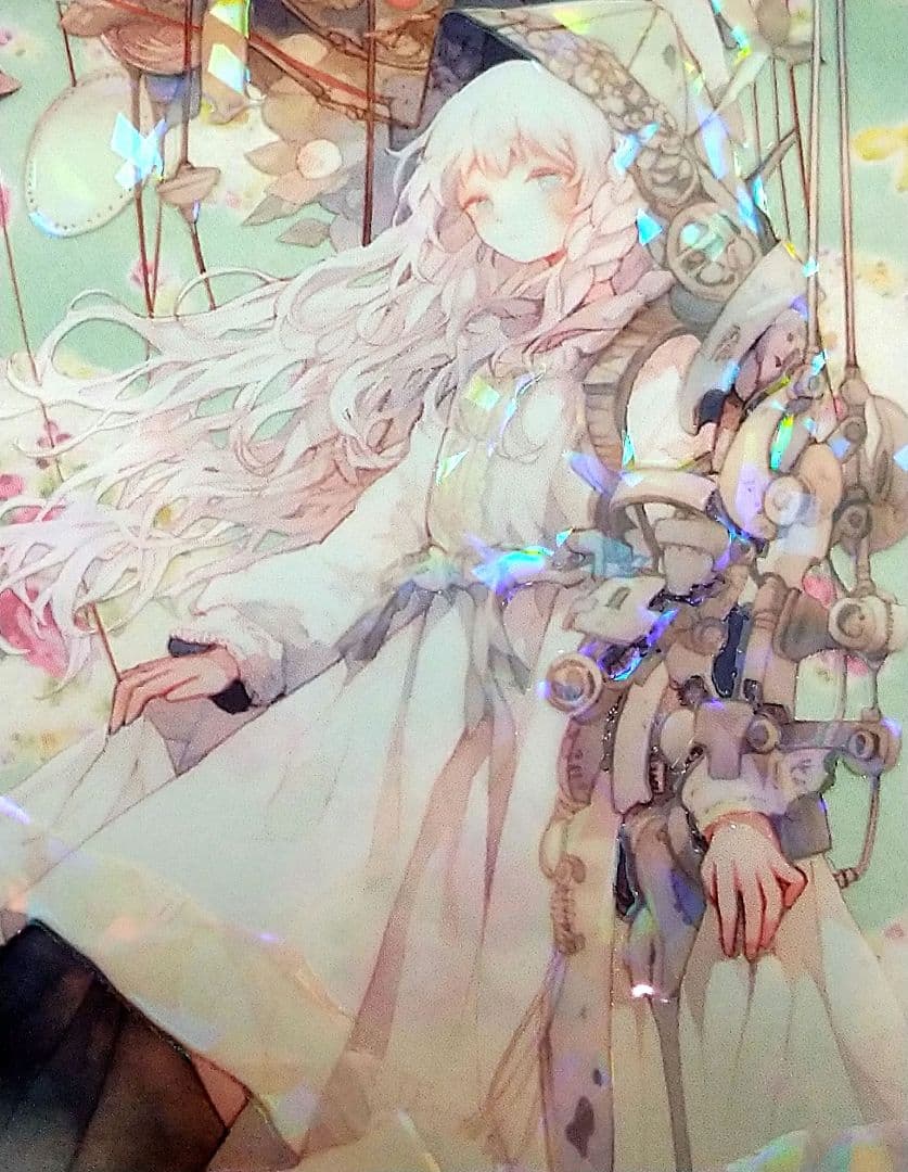 廃盤品✩J846＃机械木偶(贝壳光)十五行詩切り売り海外人物女の子AIマステ