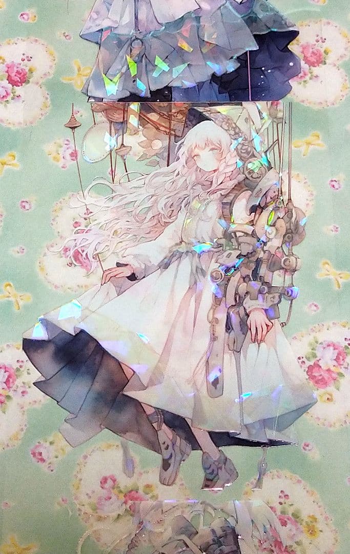 廃盤品✩J846＃机械木偶(贝壳光)十五行詩切り売り海外人物女の子AIマステ