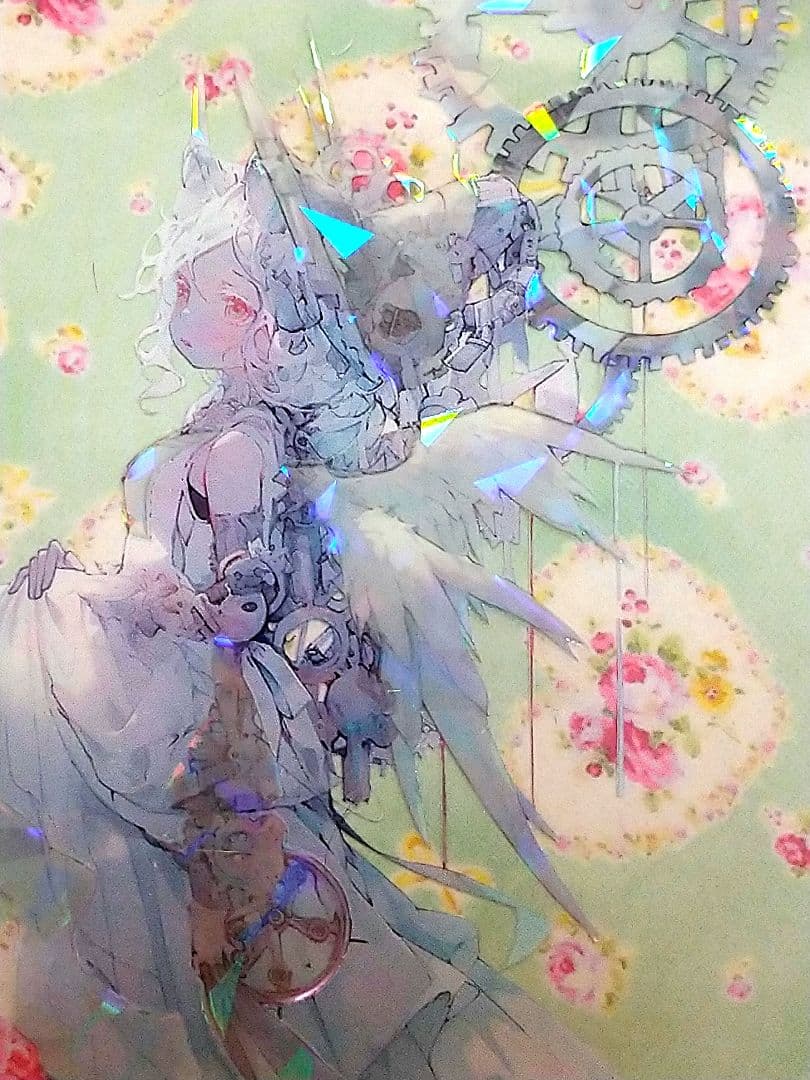 廃盤品✩J846＃机械木偶(贝壳光)十五行詩切り売り海外人物女の子AIマステ