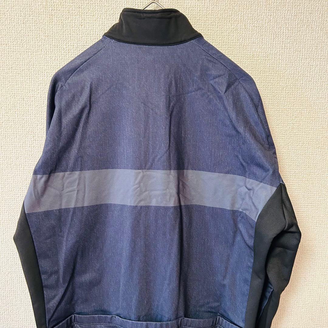 ■新品■　カペルミュール　Mサイズ　裏起毛ジャケット　グレーボーダーデニム