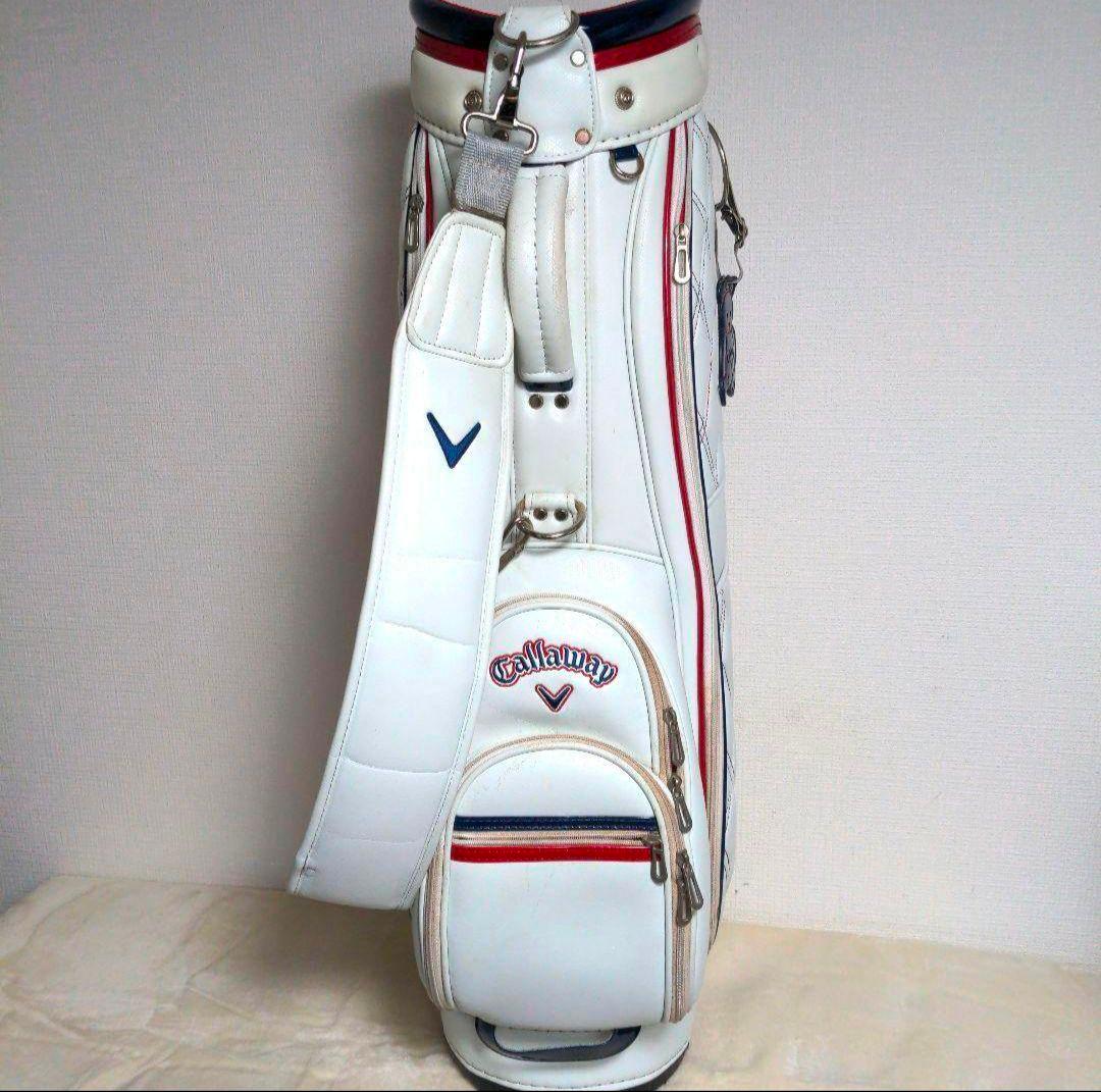 dc9 Callaway レザー キャディバッグ 白