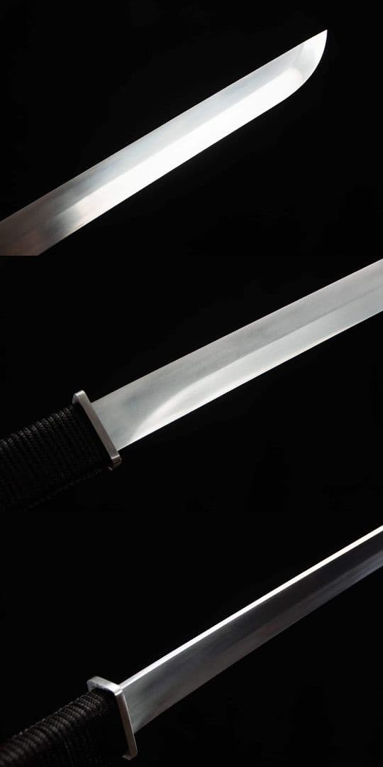 中金曲刃環首片手刀 古兵器 武具　刀装具　日本刀　模造刀 居合刀   短刀