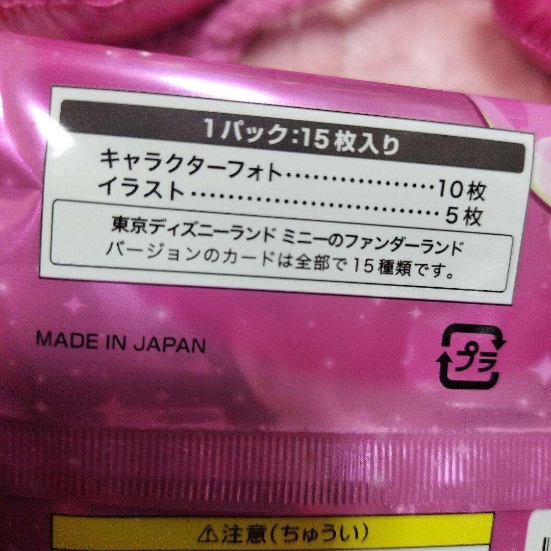 TDL　ミニーのパルパルーザ2026　ファンキャップ　2個　コレクションカード