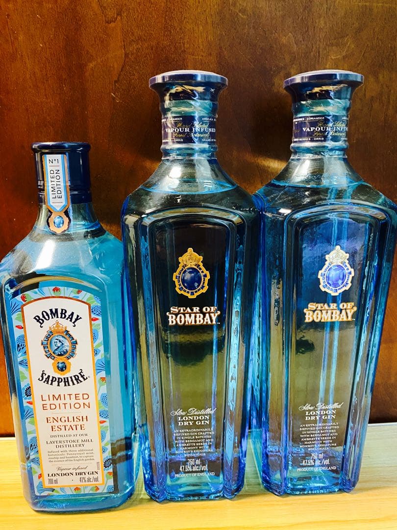 限定品ボトル・終売ボトル　ボンベイサファイア 3本セット