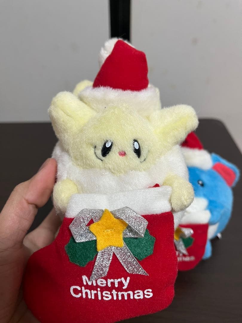 TOMY ポケモン マリル　トゲピー ぬいぐるみ　サンタ　クリスマス　初期