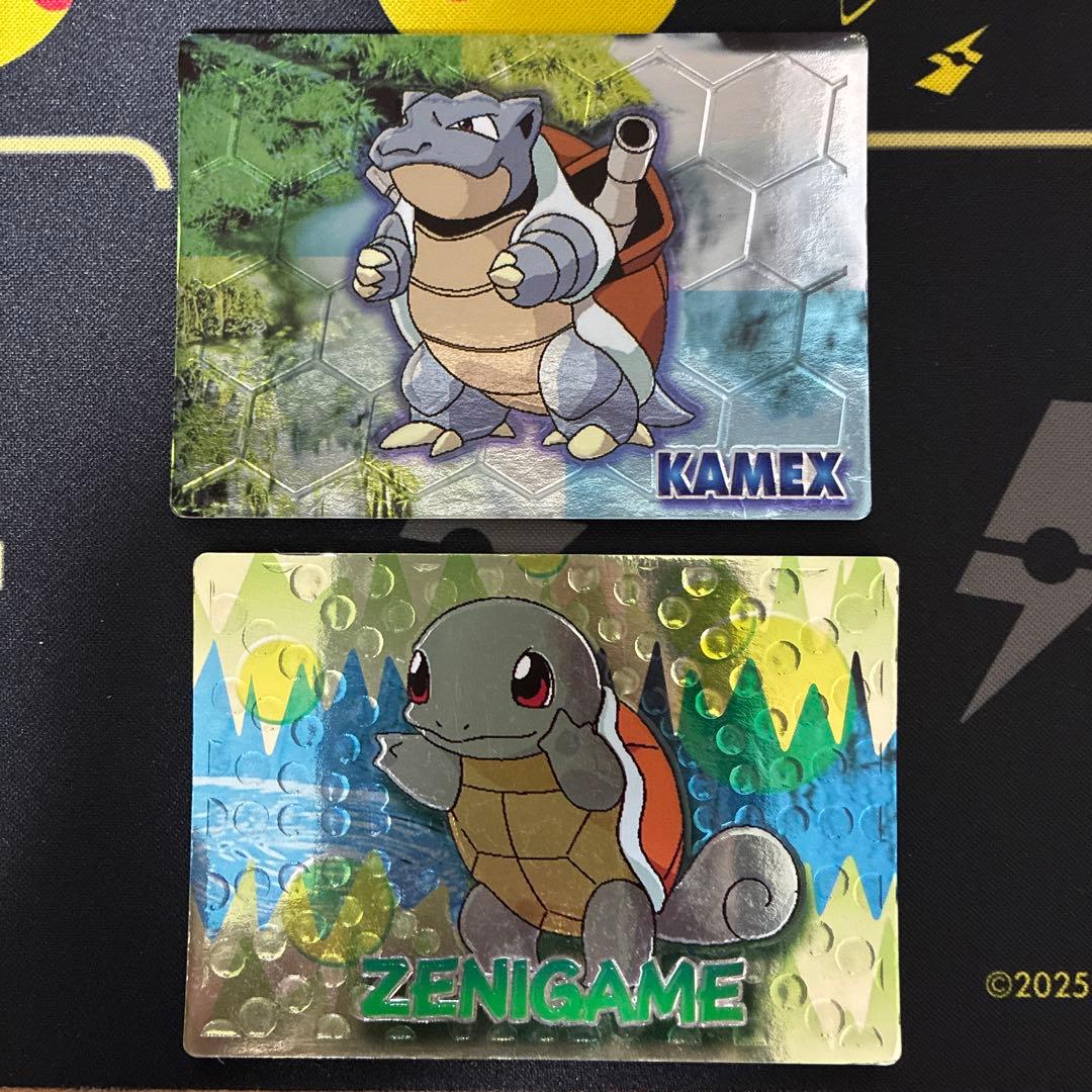 ポケットモンスターゲットカード　スーパーコレクション　ゼニガメ　カメックスセット