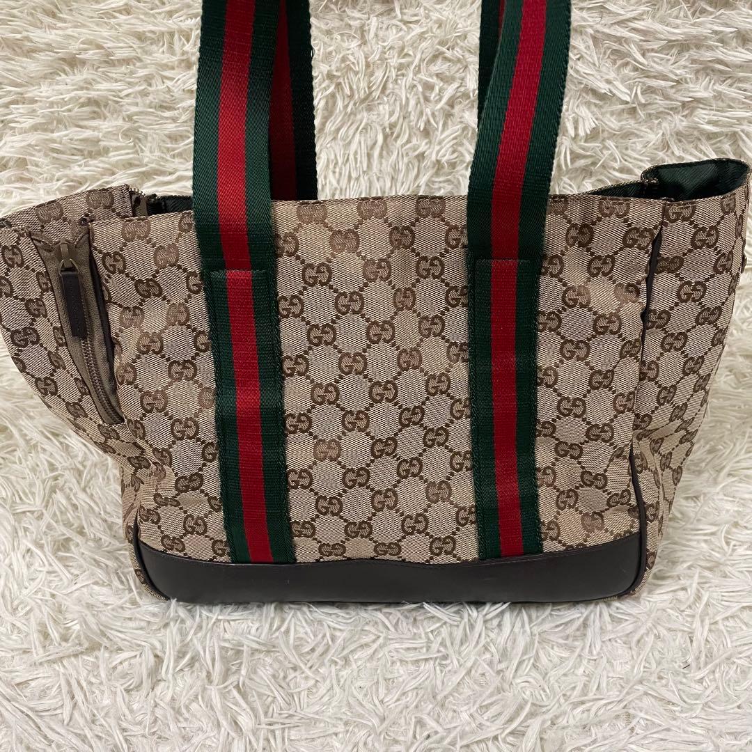 GUCCI グッチ ドッグキャリーバッグ シェリーライン GG柄