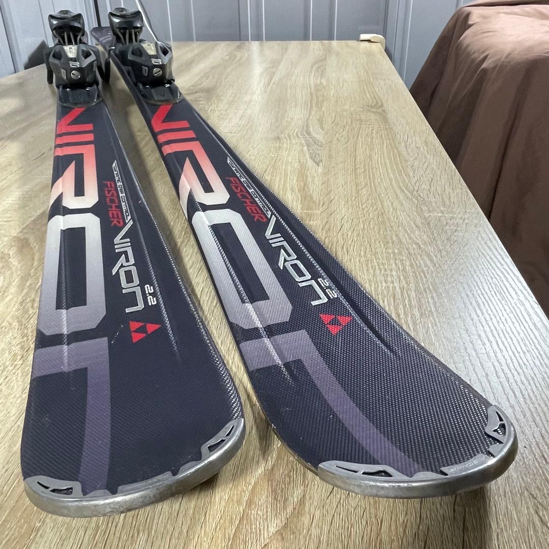 FISCHER165cm Hart27/27.5cmストック付きスキーセット