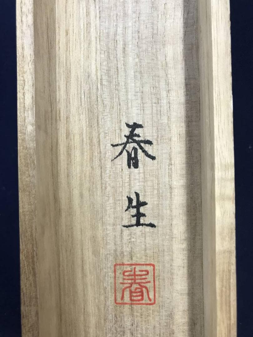 【真作】藤井春生/双鶴図/松上鶴図/横物/掛軸/名家伝来/AD-243