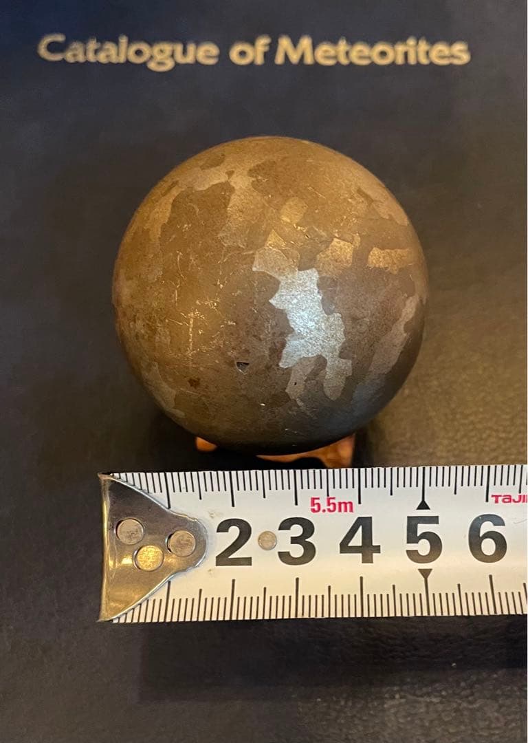 ※meiohsetsuna カンポデルシエロB 隕石丸玉　約5cm