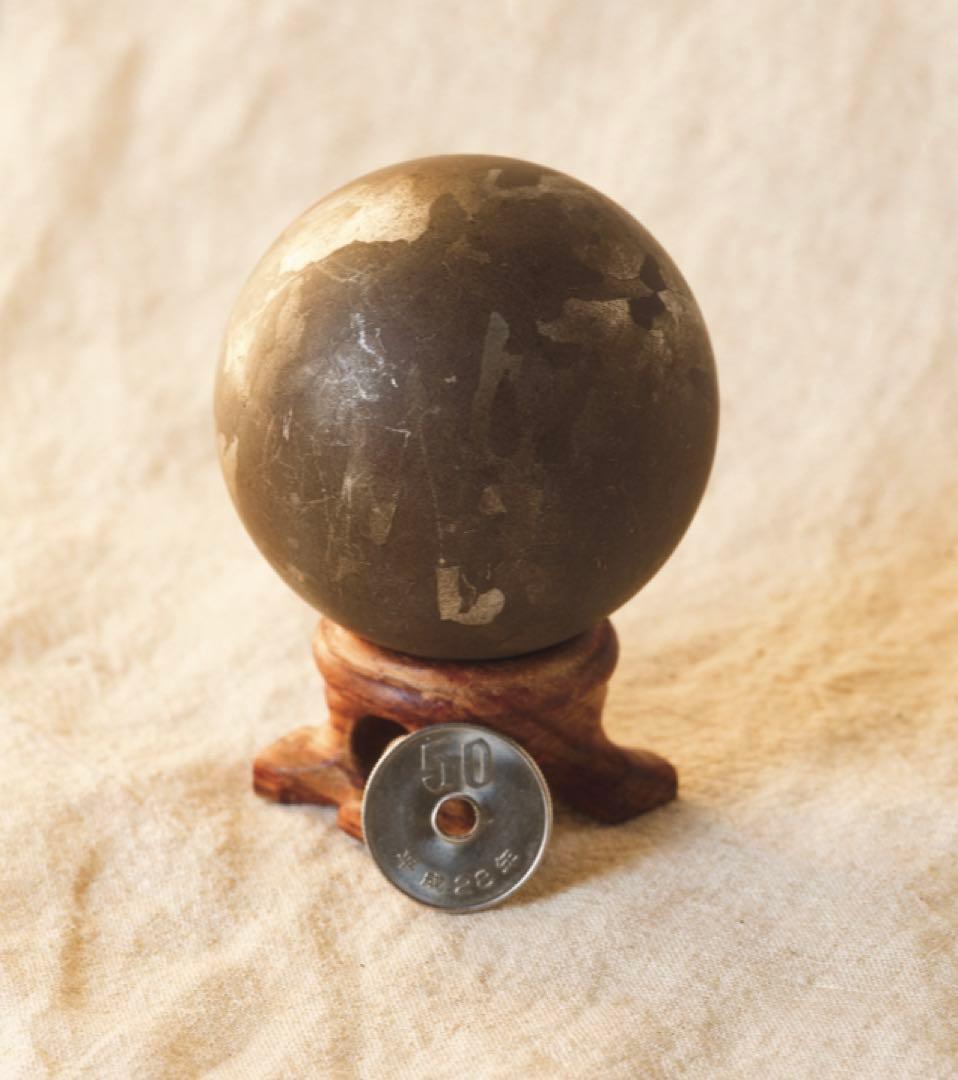 ※meiohsetsuna カンポデルシエロB 隕石丸玉　約5cm