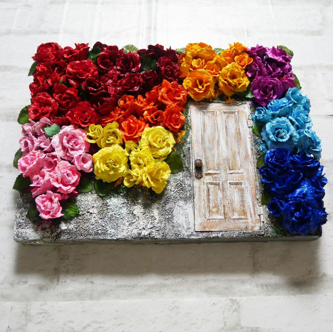 油絵 油彩 油彩画 絵 絵画【扉の先の世界】