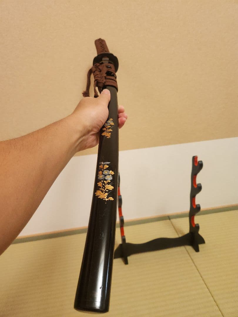 本漆塗 高級拵、脇差、模造刀