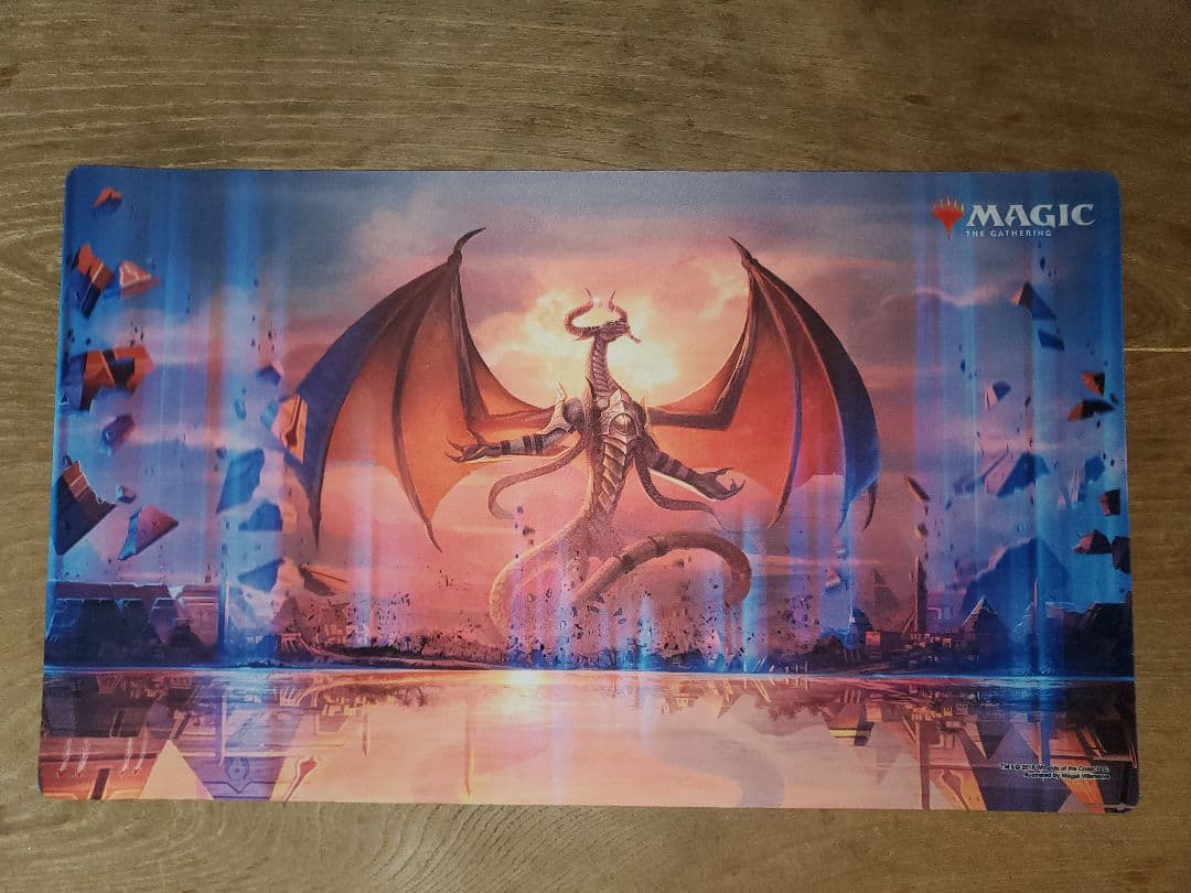 mtg　悠長な再構築　ニコルボーラス　基本セット2019　プレイマット