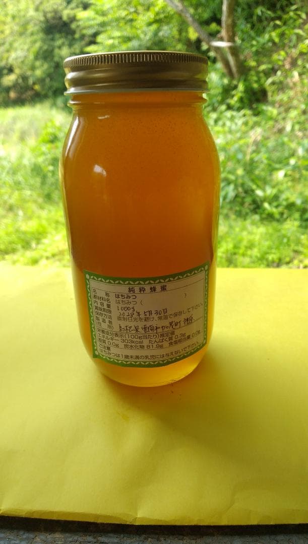 T.K プロフ　読んでくださいね　☆　ニホンミツバチ百花蜜