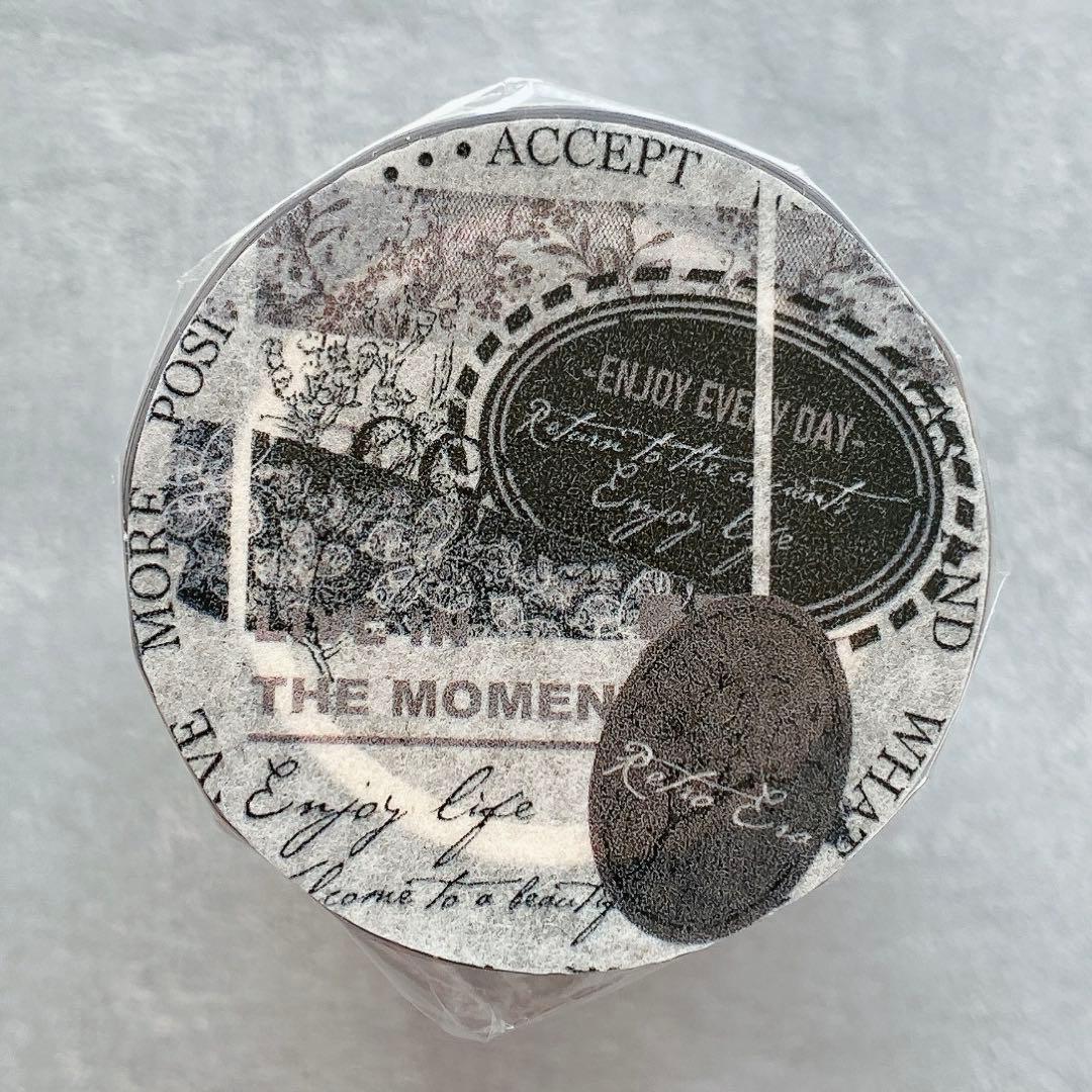 霖蓝汐原创手账《浮光之圈》海外マスキングテープ　マステ 【2235】