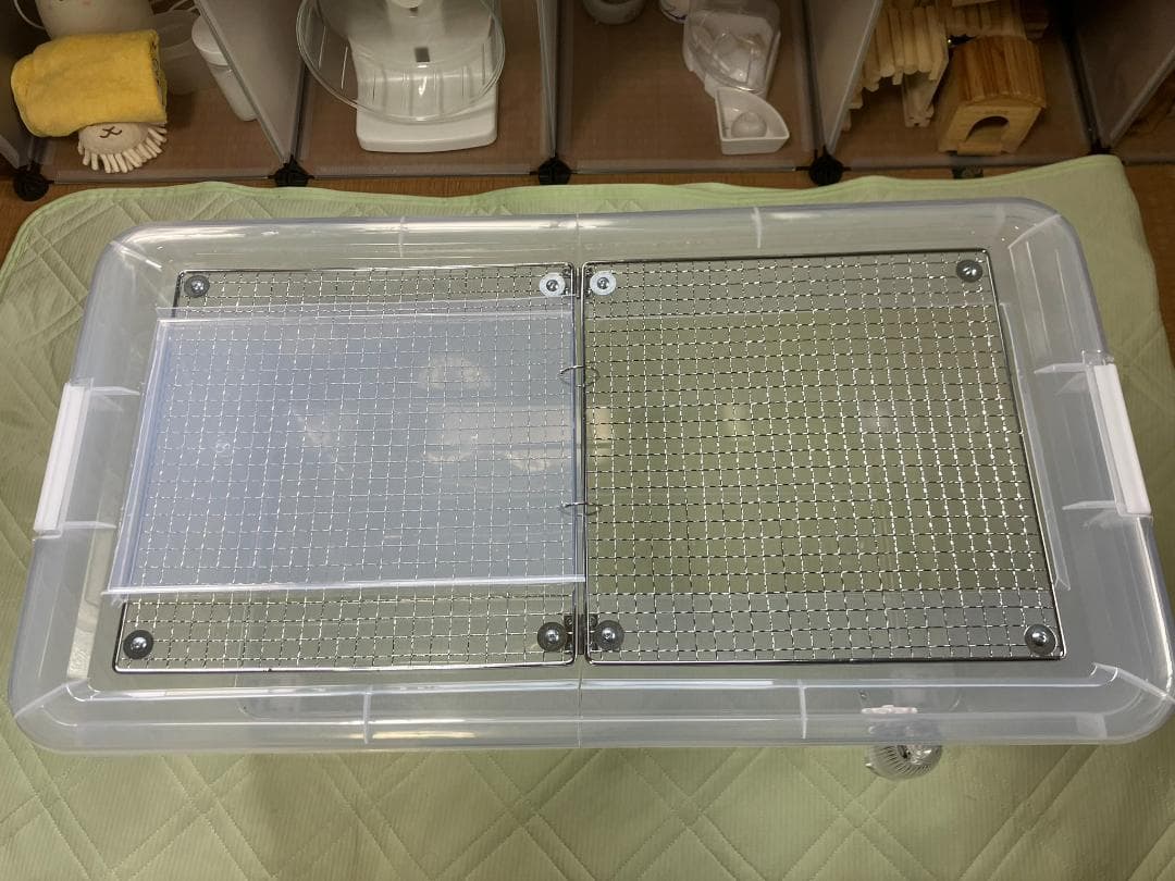 ②【お得2個セット】広い大きい快適なハムスター　ケージ　ゲージ【DIY】給水器付