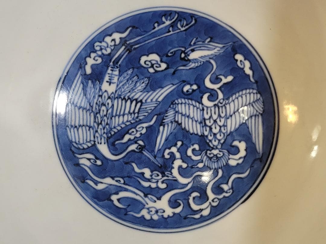 古美術 仿古金蘭手纏枝蓮花紋碗 共箱 茶道具