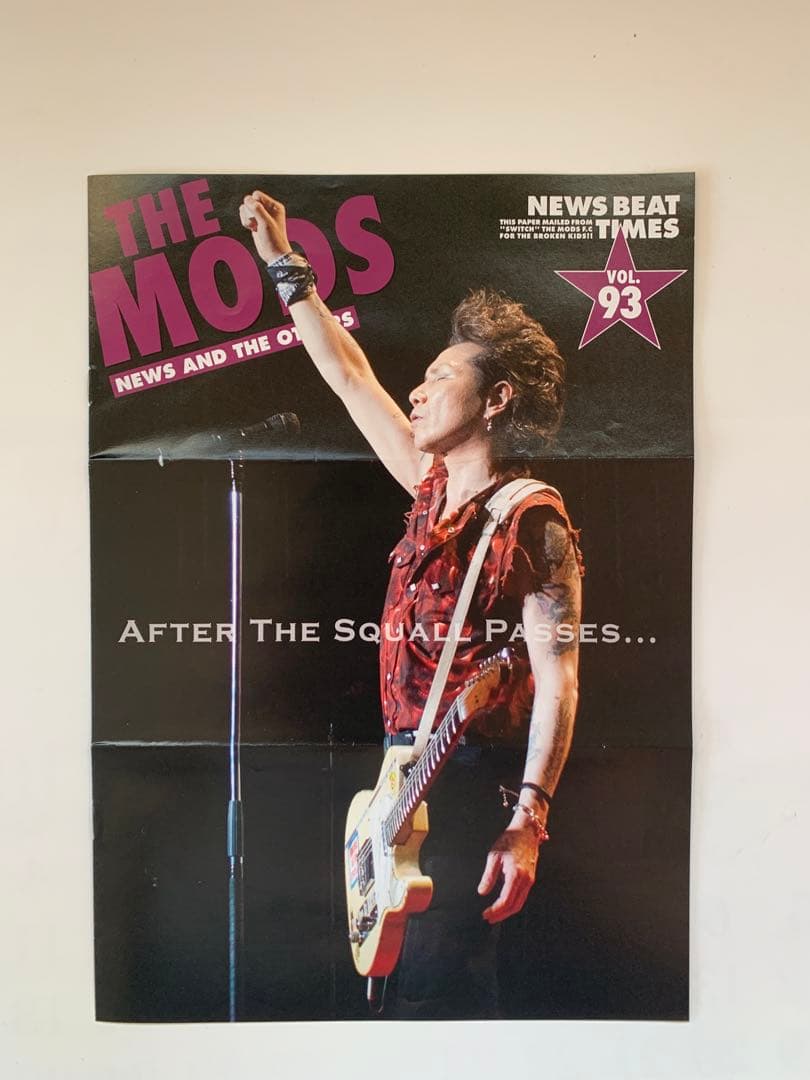 ザ・モッズ　FC会報　全75部　フライヤー　THE MODS 森山達也