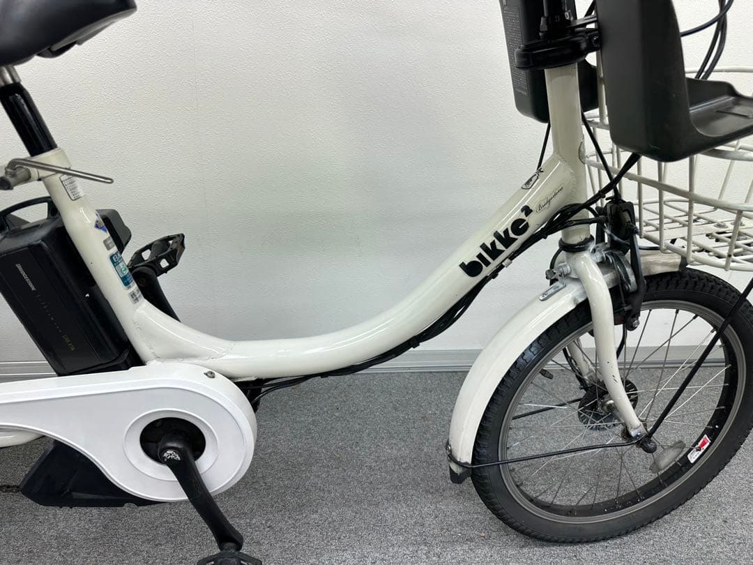 3人乗り対応電動自転車　ブリヂストンビッケ2 チャイルドシート付きのお買い得品