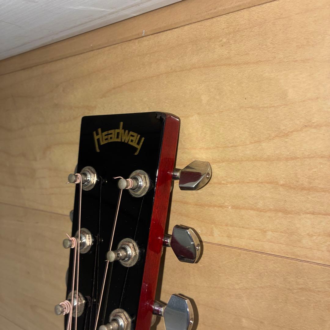 新品弦交換済みHeadway　HCD-18　アコースティックギター　サンバースト