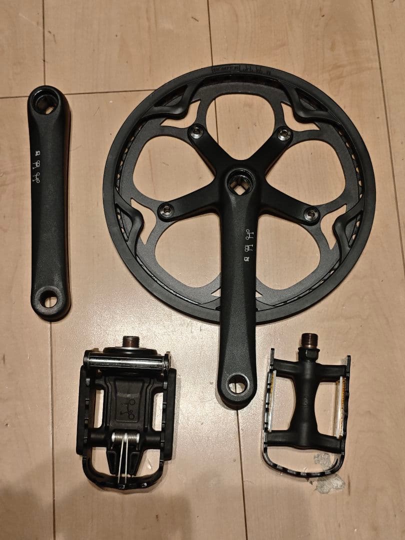 O*a様 ブロンプトン　純正クランク　170mm 54t 純正ペダル 純正BB