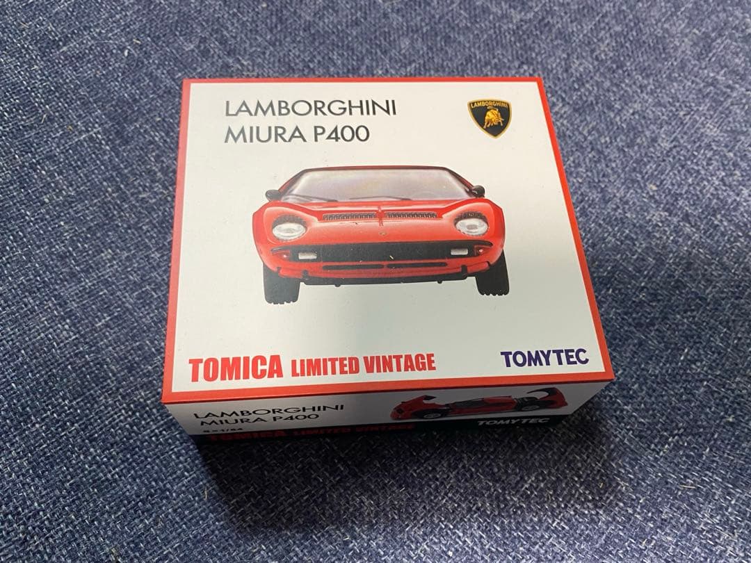 1/64 トミーテック ランボルギーニミウラ P400 レッド+フィギュア