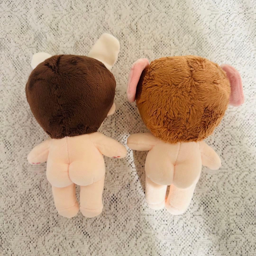 王一博 肖战 啵比赞比 15cmぬいぐるみセット