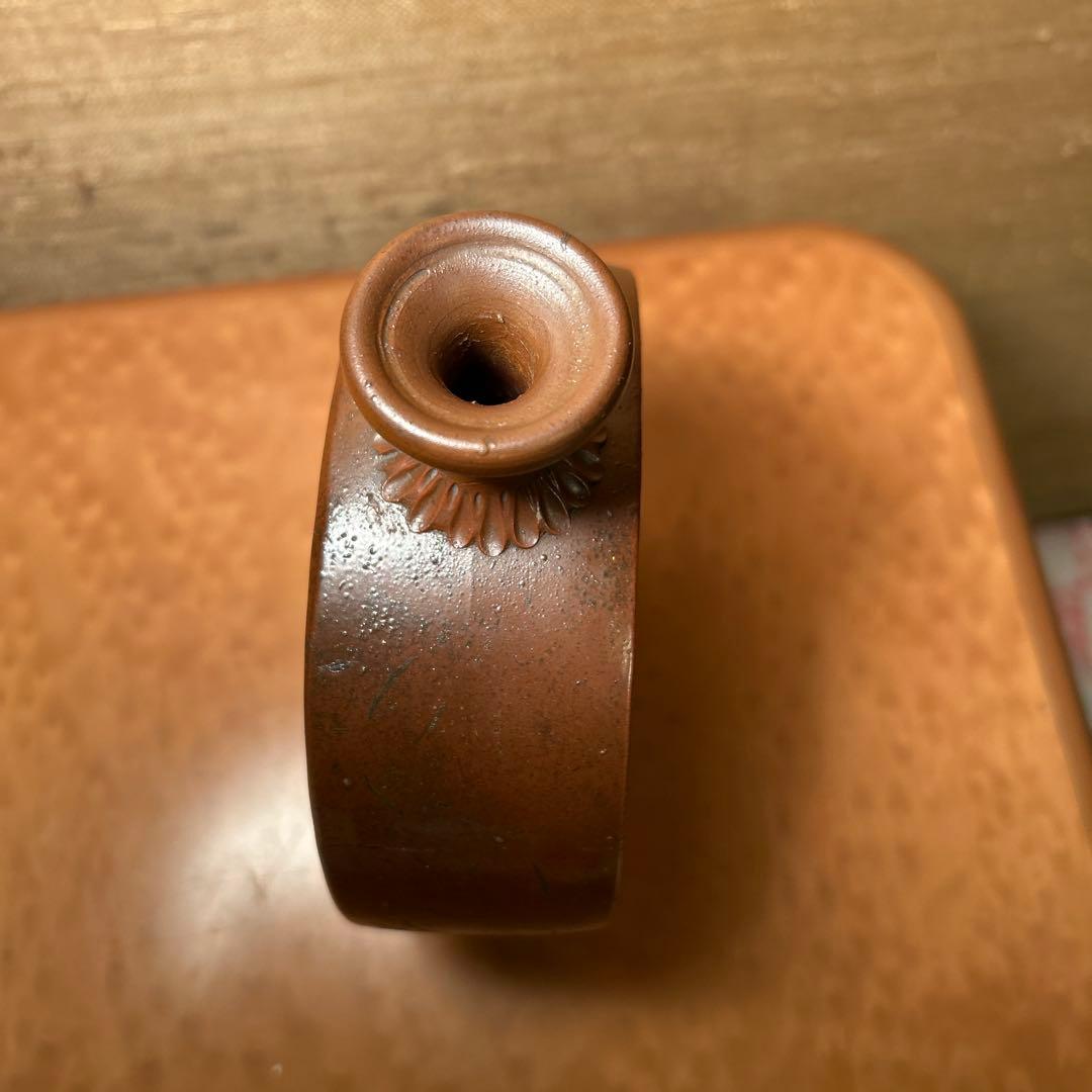 骨董　備前焼陽刻獅子文徳利